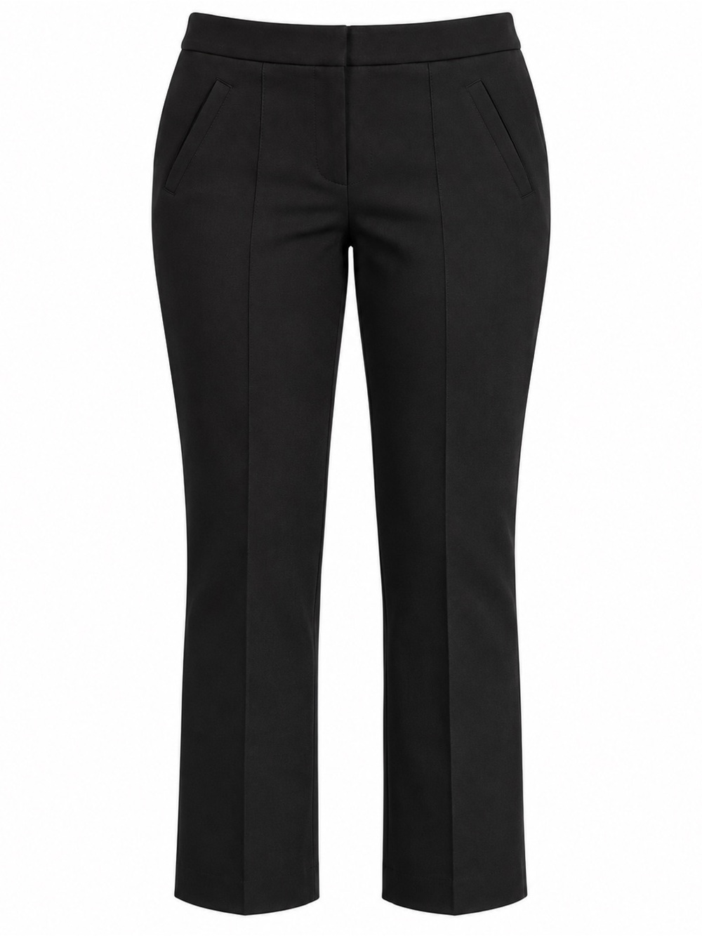 Tory Burch Black Straight-Leg Dress Pants